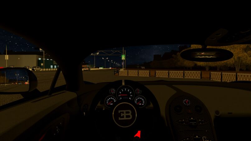 МОД Bugatti Veyron Super Sport для City Car Driving 1.5.9.2 - Машины
