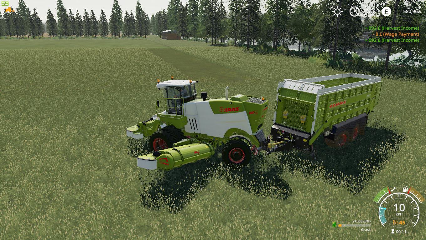 Farming simulator 19 косилка травы