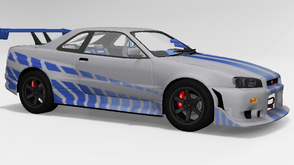 Nissan skyline r34 beamng