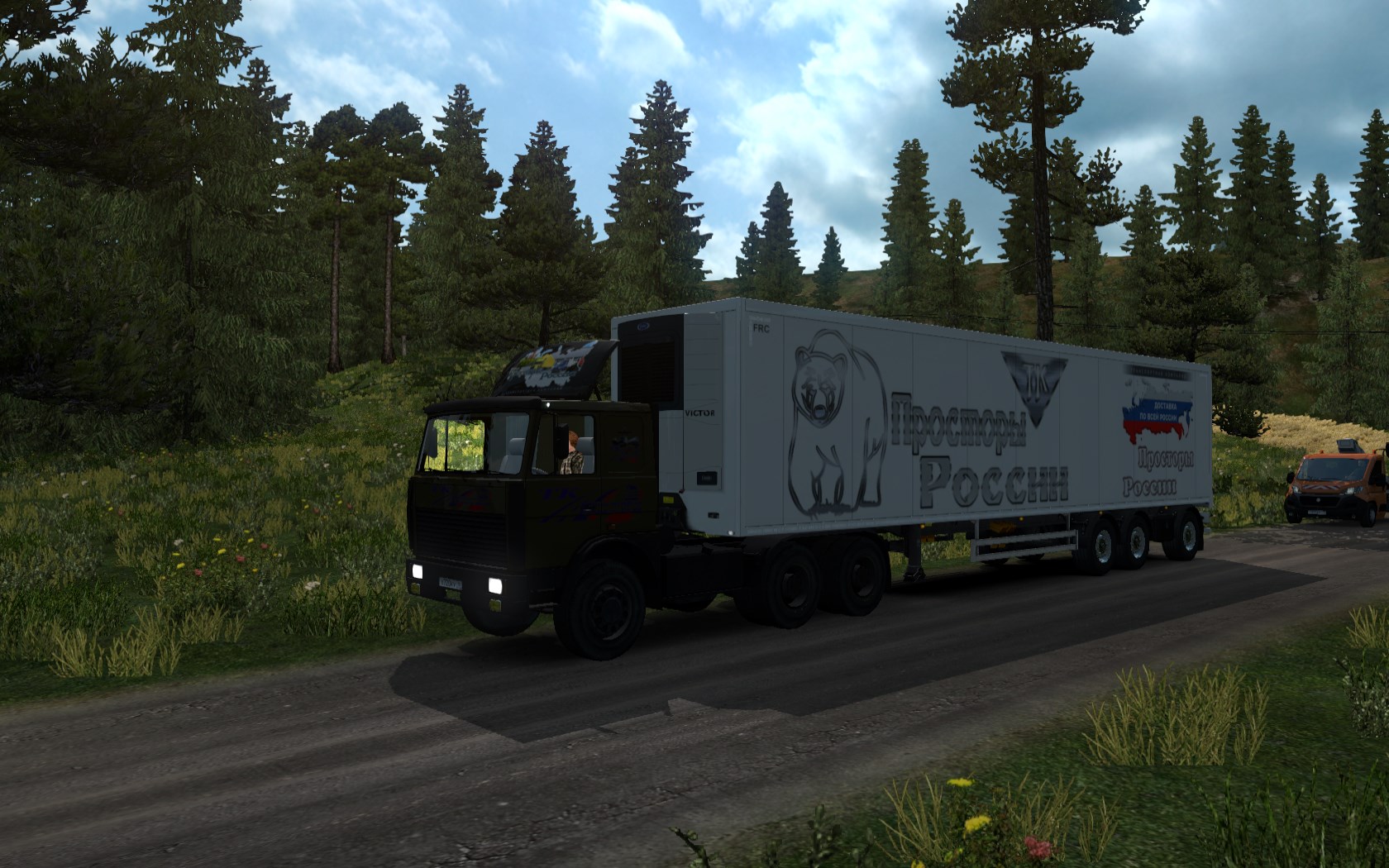 Как установить российские просторы на euro truck simulator 2