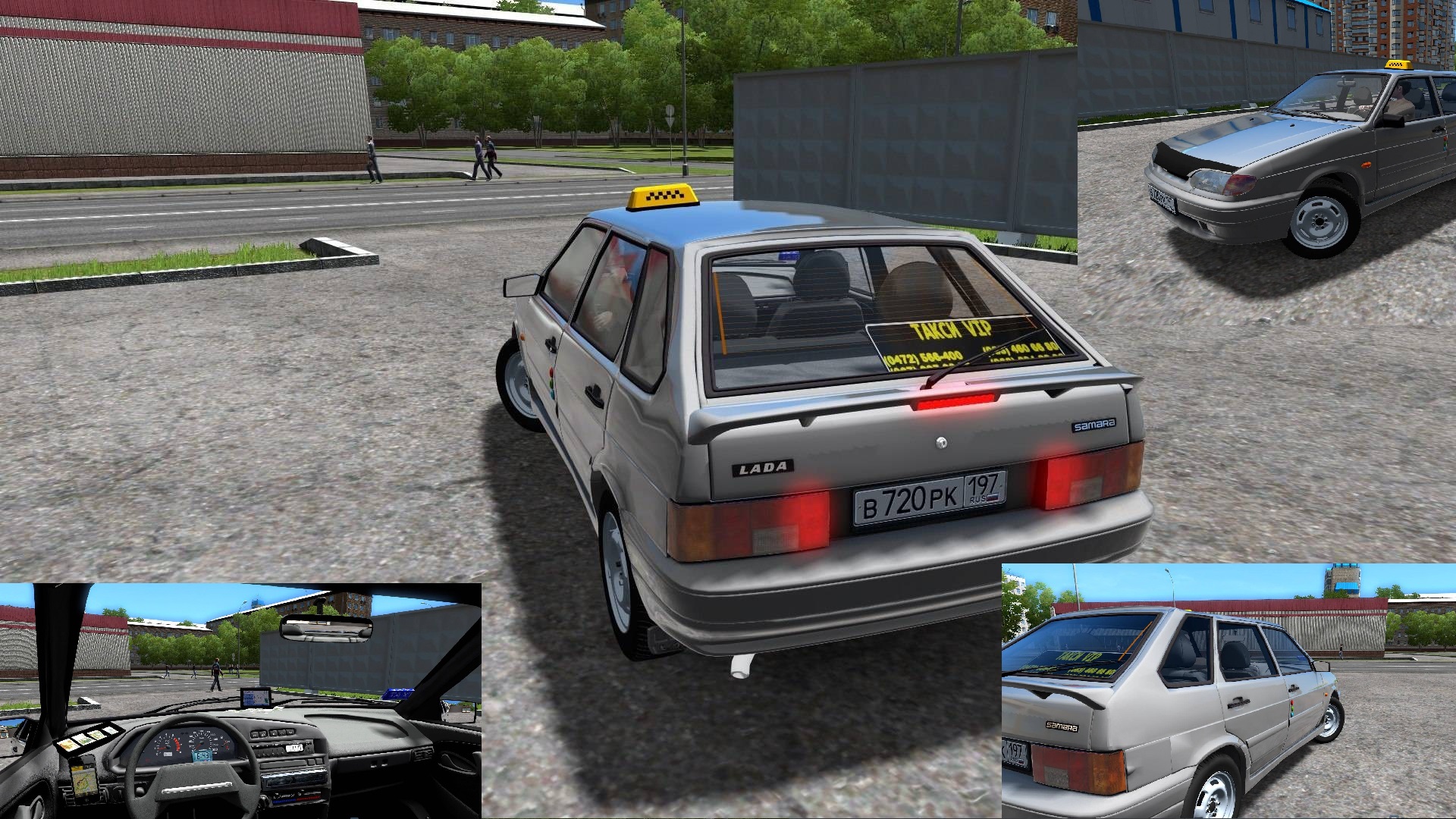 МОД Ваз 2114 (Taxi) ДЛЯ City Car Driving - Машины легковые <!--if(City Car  Driving/3D Инструктор)-->- City Car Driving/3D Инструктор<!--endif--> - Моды  - MODSGAMING.RU - Моды для FS 19, SpinTires, BeamNG, ETS2