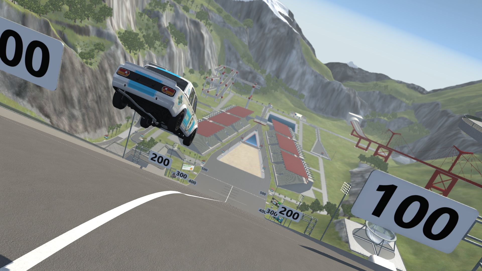 Карта jump arena для beamng drive