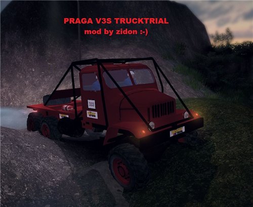 Мод PRAGA V3S truck trial для Spin Tires Level Up 2011 Скачать